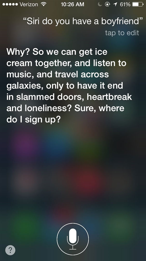 15 times Siri answered serious questions