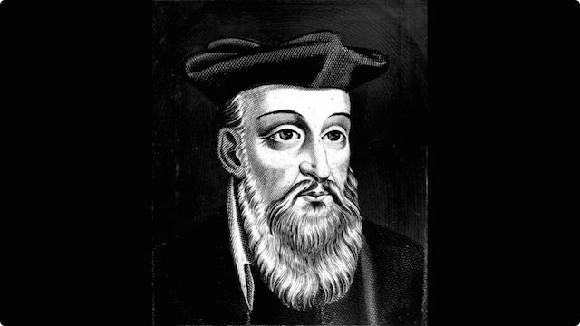 Nostradamus Chose 1999 As The End Of Times. Famous prophesier Nostradamus is given credit for stating the 'King of Terror' would come from the sky in 1999 and seven months, which led to fears of the end.