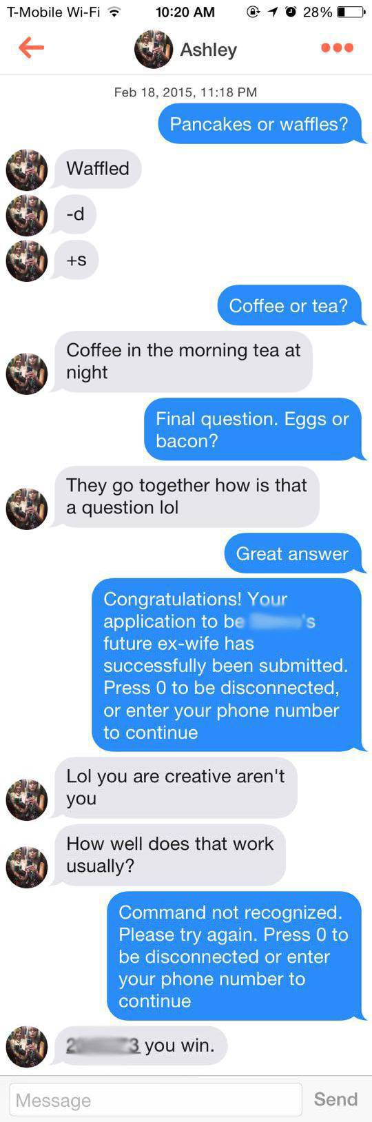 guy finds perfect way to pick up chicks on tinder