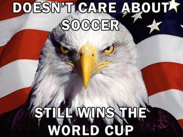 america bald eagle - Doesn'T Care About Soccer Still Wins The World Cup