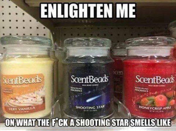 enlighten me on what a shooting star smells like - Enlighten Me veen ScentBeads ScentBeads Scent Beads Read More Ringrance Shooting Star Honeycrisp Appi Vanill On What The FCk A Shooting Star Smells
