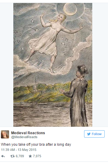 william blake the wandering moon - Medieval Reactions y When you take off your bra after a long day 7 6,709 7,075