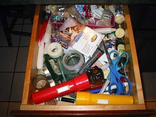 That drawer that is just filled with junk