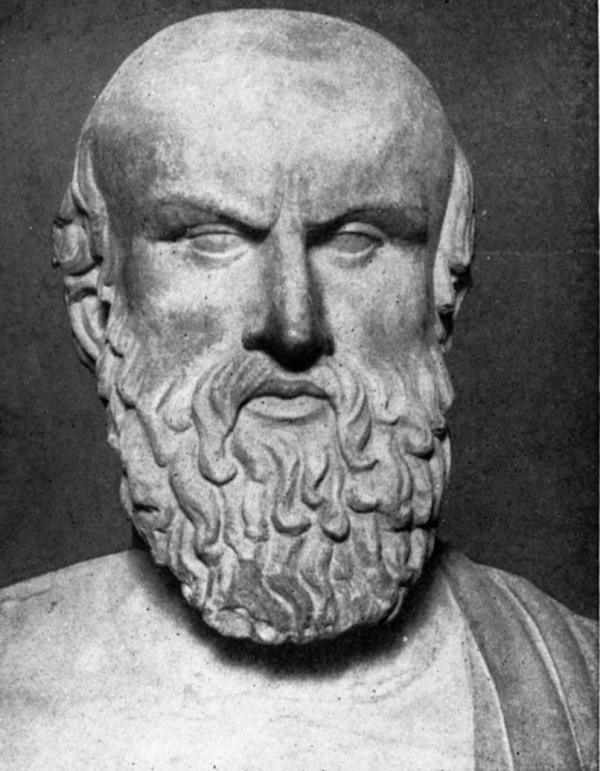 Aeschylus, Greek Philosopher: According to legend, Aeschylus died around the year 455 B.C. when an eagle dropped a tortoise on his head.