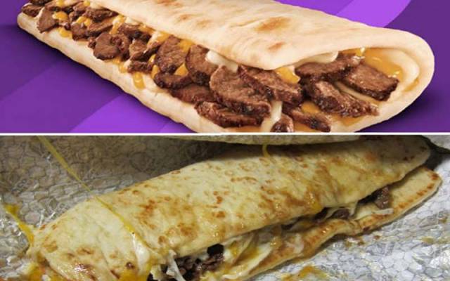 Taco Bell Steak and Beans: One Taco Bell employee warns any customer to stay away from items containing beans or steak at the famous Mexican-style fast food chain. The beans are made from a rehydrated mix of ingredients and when the steak sits too long then it starts to take on the consistency of hair gel.