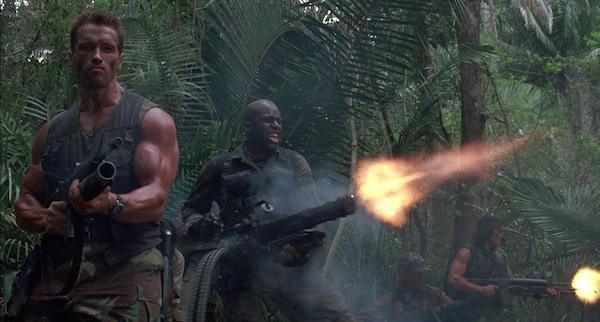 Predator (1987): The actor who flew ‘da choppa’ away in the last scene of Predator – Kevin Peter Hall – also played the role of The Predator.