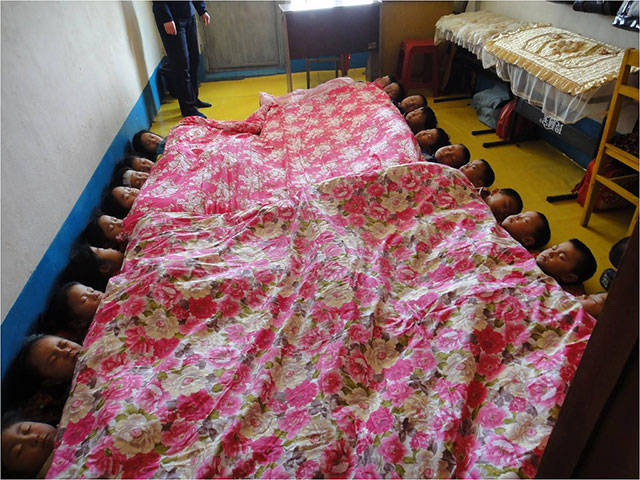 How the children slept at the orphanage