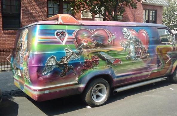 unicorn airbrush van