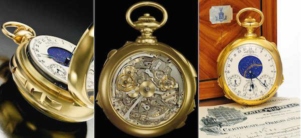 Most Expensive Watch: Henry Graves ‘Supercomplication’, by Patek Phillips
Price: $24,000,000