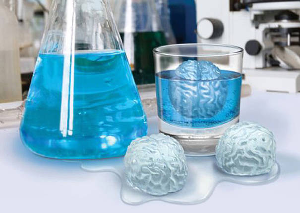 Brain ice molds