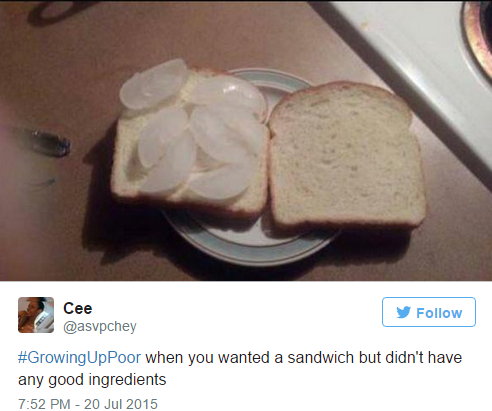 ice cube sandwich - Cee y UpPoor when you wanted a sandwich but didn't have any good ingredients