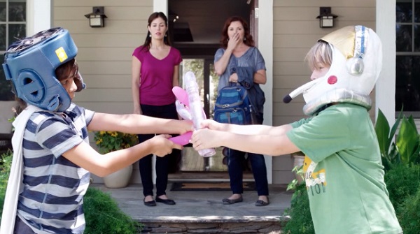In 2014, the Internet was briefly sent into what could be considered another routine frenzy after a Public Service Announcement boldly comparing sex toys to firearms was released. 

The ad features two kids casually playing in the background and having a "sword" fight while their mothers talk. The intense brawl makes its way to the front yard. The women share a look of utter shock as it's discovered that the boys had raided their mom's toy chests. The commercial includes the slogan "if they can find it, they'll play with it" and abruptly ends. 

Many found the ad to be humorous, but as with everything in life, each response is matched by another that doesn't share the same sentiment. What do you think? Did the ad do a good job of making its point or was it all just a bit too much?
