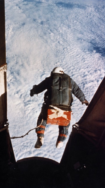 Before there was Felix Baumgartner, there was Colonel Joseph Kittinger (pictured above). He set the free-fall record in 1960. Six years later, Nick Piantanida, a truck driver from New Jersey with no training, tried to break Kittinger's record. On his third attempt, his pressurized suit failed. The attempt was aborted but by then it was too late. The lack of oxygen at 56,000 feet sent him into a come from which he never recovered.