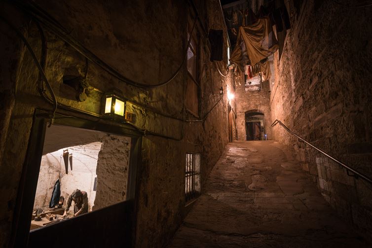Mary King's Close, Edinburgh, Scotland: This is one of the most enduringly haunted places in the world for records of hauntings go back as far as the 17th century. The Close is a series of underground tunnels that were a means of travel to businesses and homes in the 16th and 17th centuries. Once the plague erupted, the tunnels were abandoned but are apparently still populated by those who were victims of it. People often hear footsteps following close behind them, voices speaking all around, and see various ghostly figures, mainly a little girl named Annie.