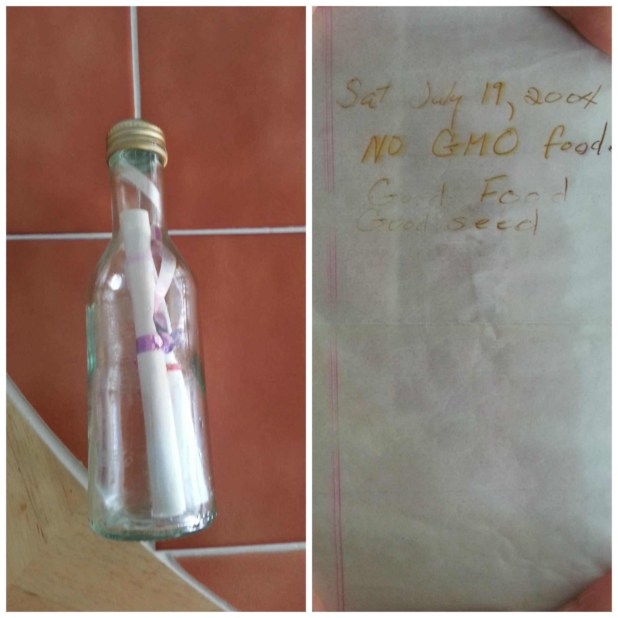 20 messages actually found in bottles