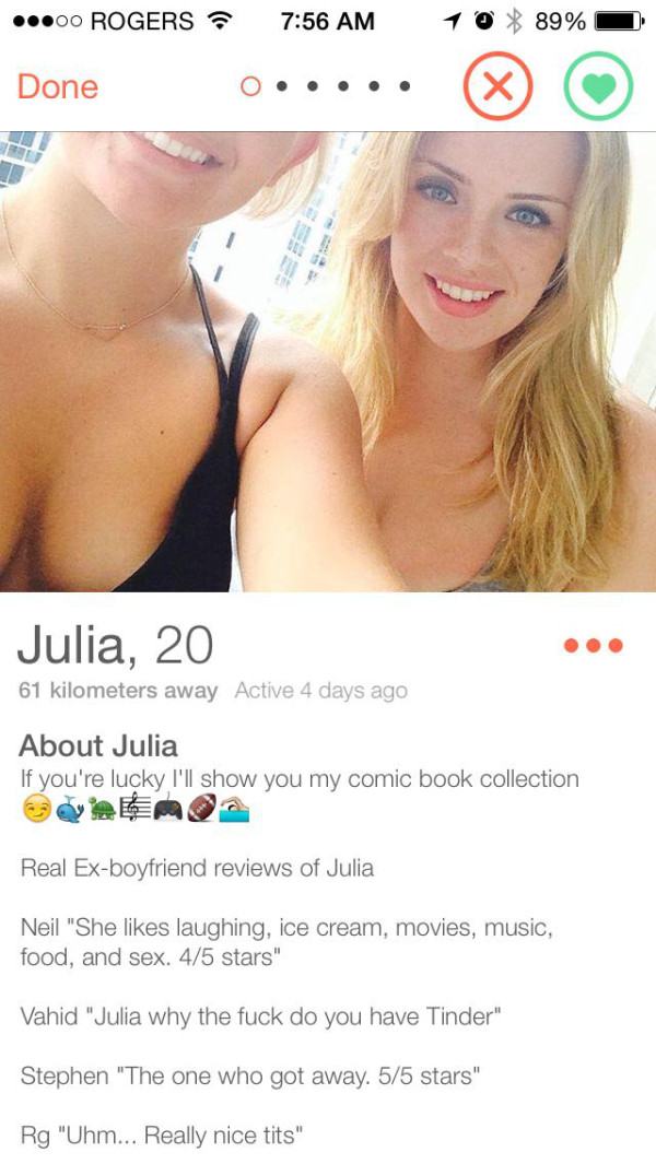 33 tinder profiles that are filled with innuendo.