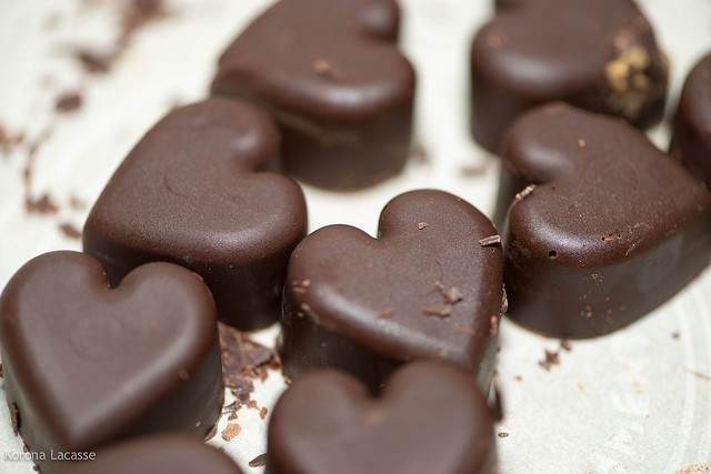 Chocolate actually does make you feel good by releasing endorphins.