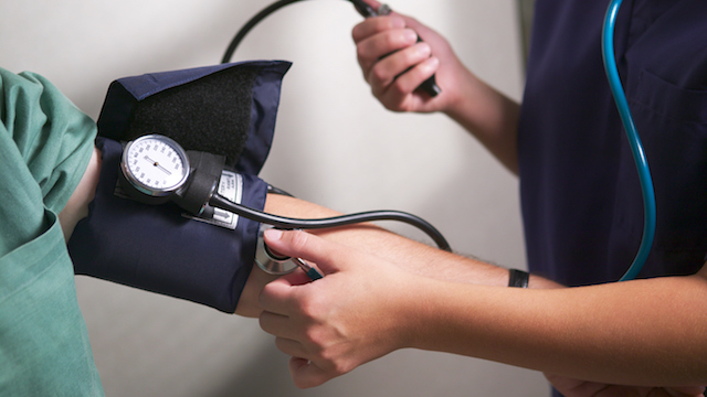 The Numbers On Your Blood Pressure Actually Stand For Something Pretty Simple. It happens to all of us. Doc says "You're at 120 over 80." and we all ask the same thing -- "Is that good?" The numbers actually stand for how hard the blood is pushing against the walls of your blood vessels during both pumping and relaxing. The first one is the pushing pressure, the second is between pumps. The unit of measurement however -- "millimeters of mercury" -- is why you don't understand what your doctor is telling you.