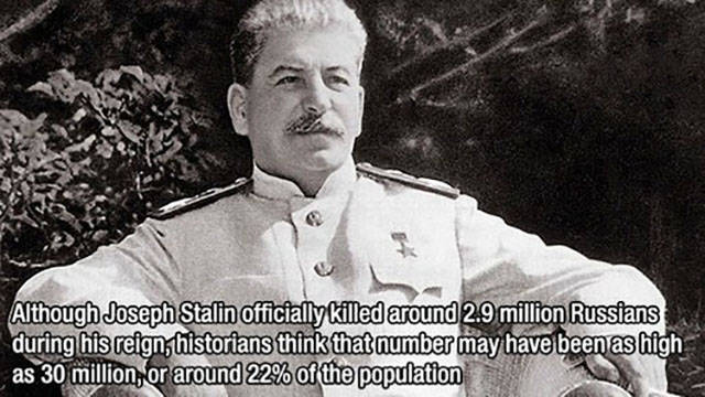 joseph stalin color - Although Joseph Stalin officially killed around 2.9 million Russians during his reign, historians think that number may have been as high as 30 million, or around 22% of the population