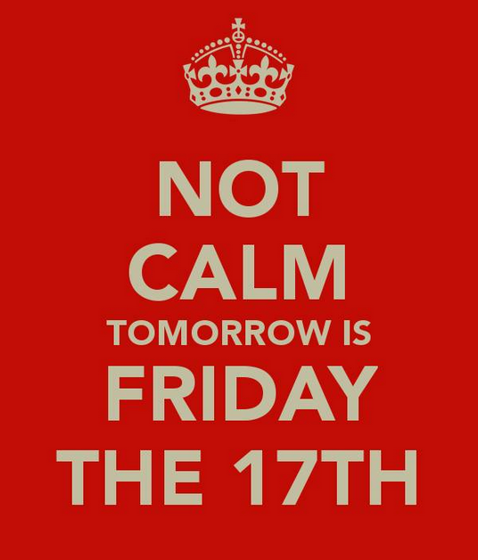 In Italy, it’s Friday the 17th that’s bad luck.