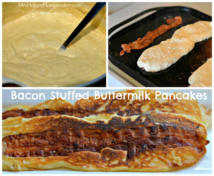 Stuff your pancakes...with bacon!