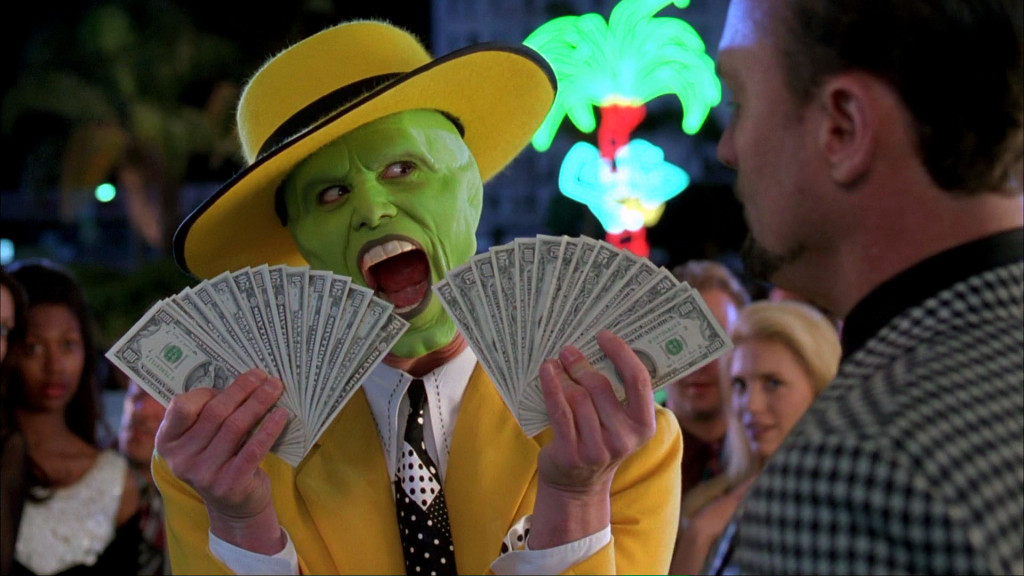 You might not immediately think of The Mask as a film that would garner critical acclaim, but Carrey was actually nominated for a Golden Globe for this role.