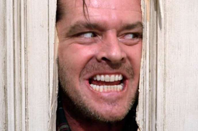 “Here’s Johnny!” in The Shining: As if Jack Nicholson tormenting his wife and child with an ax wasn’t enough, he then decided to ad-lib an over-the-top impression of Ed McMahon with the infamous head-through-the-splintered-door line.
