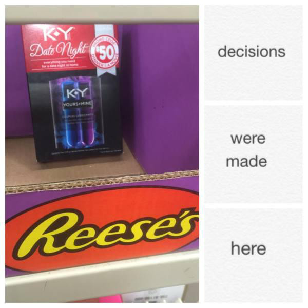 17 times decisions were made at the grocery store