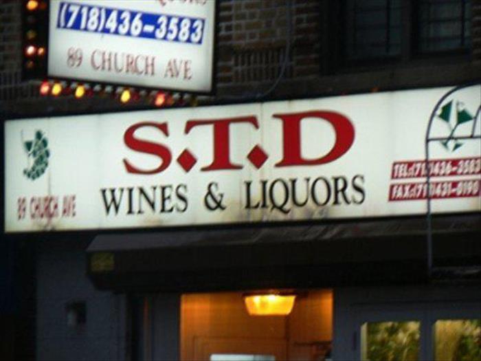 dirty business signs - 7184363583 9 Church Ave > Std Brownie Wines & Liquorsete Tellil 1361502 It Till