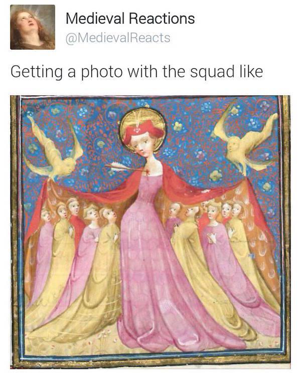 27 Medieval reactions that still somehow describe us all perfectly