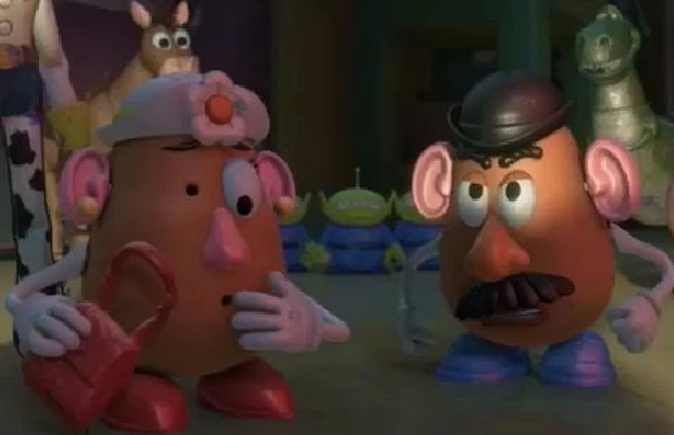 Mr. Potato Head loves him some fellatio. In Toy Story 3 Mrs. Potato Head loses an eye and a mouth to Lotso and an angry Mr. Potato Head says “Hey, nobody takes my wife’s mouth but me!” OK, this one might be a stretch but it’s pretty funny picturing hanky-panky between these two.