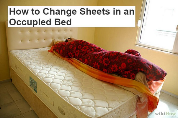 mattress - How to Change Sheets in an Occupied Bed wikiHow