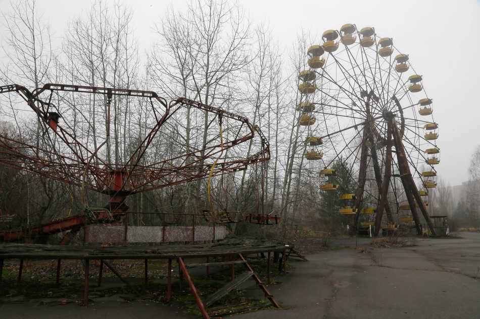 Chernobyl: On 26 April 1986 there was a catastrophic nuclear accident at the Chernobyl nuclear plant in the Ukraine. The site is still radioactive to this day so if you want to visit you better have a radiation suit handy. Otherwise, you might develop a nasty case of death.