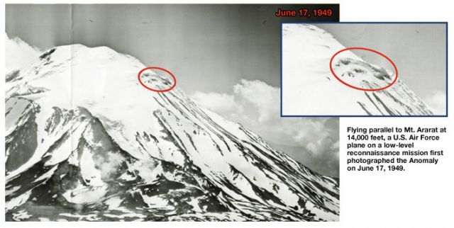 The Mount Ararat Anomaly: The Mount Ararat Anomaly exists on the Turkey/Soviet border. From photos that have been taken over the years it is believed that it might be the resting place to the remains of Noah’s Ark. There is no way of substantiating these claims though as this area is a site of military interests and no one is permitted to visit.