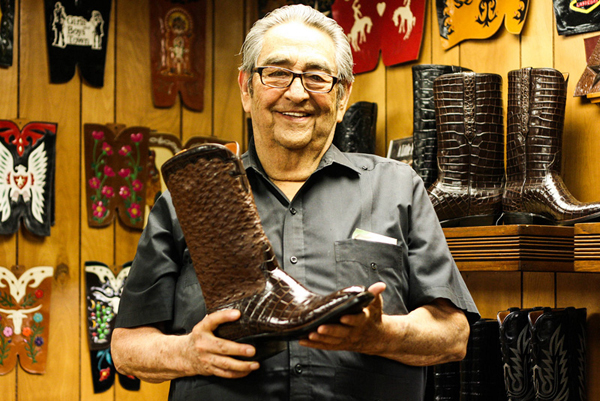 Mass production hasn't killed this cowboy boot company—in fact, it has made these handmade boots more desirable. Little's Boot Company was founded in San Antonio Texas in 1915 and now is on its 4th generation of workers. Dave Little, the founder's grandson, is 83 and still working in the small shop, where a pair of snakeskin boots can fetch $10,000.