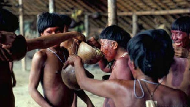 The Ya̧nomamö is one of those cultures all American anthropologists study because of how well documented their indigenous culture is. Located in the Amazon Forest, the tribe mourns their dead by cremating their bodies, mixing the ashes with a beverage and then drinking it. This way, their loved ones spirit can live on within them.