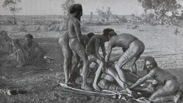 The Wogeo of New Guinea practice ritual bloodletting, cutting the penis to simulate menstruation. The Mardudjara take it a step further, practicing sub-incision, a practice of, for lack of a better word, flaying the penis by cutting the length of the underside open. There are all kinds of theories for this behavior, but it's most often attributed to a similar attempt to simulate the perceived cleansing of menstruation.