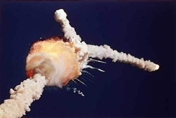 On January 28, 1986, as millions watched, the space shuttle Challenger exploded 73 seconds into flight, ending the lives of the seven astronauts on board. 

At least that's how people remember it. 

In reality, few people actually saw what happened live on television. The flight occurred during the early years of cable news. Although CNN was indeed carrying the launch when the shuttle was destroyed, all major broadcast stations had cut away (at that point, space shuttle launches were hardly news)—only to quickly return with taped relays. 

With Christa McAuliffe set to be the first teacher in space, NASA had arranged to broadcast the full mission into many schools via satellite. The public did not have access to this unless they were one of the then few people with satellite dishes. What most people recall as a "live broadcast" was a taped replay broadcast soon after the actual event.
