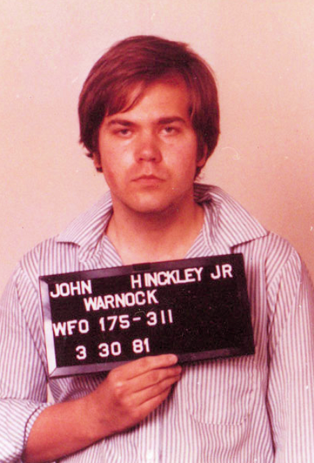 In 1980, John Hinckley, Jr. enrolled in Yale University with the explicit intention to stalk actress Jodie Foster. Foster, who was taking a break from her acting career to pursue her education, also attended Yale, and Hinckley proceeded to leave her love notes and poems.

On March 30, 1981, Hinckley left Foster a note telling her that he planned to win her love by assassinating U.S. President Ronald Reagan. Later that day, Hinckley did drive to Washington, D.C., where he was able to shoot the president and several members of his entourage. President Reagan survived the shooting, and Hinckley has been institutionalized ever since due to a "Not Guilty by Reason of Insanity" defense.