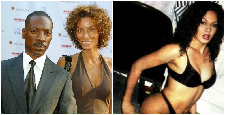 Eddie Murphy cheated on his impossibly beautiful wife Nicole Mitchell with a transvestite prostitute called “Shalomar” – he might have gotten more of a woman than he bargained for there.
