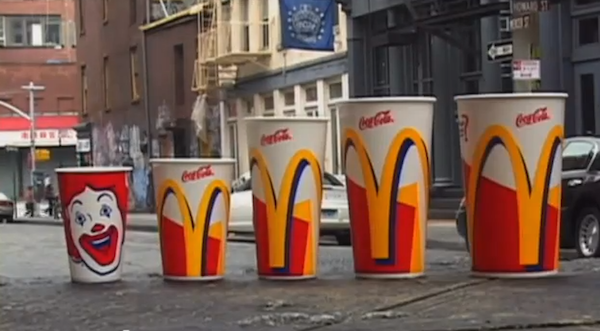 In 1993, McDonald's launched a very successful and ridiculously unhealthy "super-sized" campaign. While ordering your meal, you could bump up your caloric intake on your side and drink with barely any thought. In 2004, the company decided to end the campaign, as fast food companies met with intense pressure to cater to Americans' growing preference for healthier food options. 

That same year, the hit documentary Super Size Me unleashed the facts behind such ridiculously sized options. McDonald's insisted phasing out such a successful campaign had nothing to do with the film but everything to do with the company's bottom line.