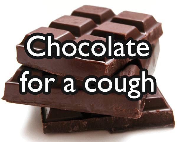 Theobromine suppresses the nerves responsible for the cough reflex. When you eat dark chocolate, you can get a break from an annoying cough.