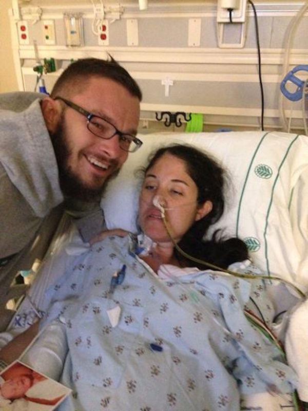 Shelly told the doctors that she was scared she wasn’t going to wake up. Soon after the surgery began she fell into a coma. With baby Rylan’s healthy birth, the excess weight removal caused the blood clot in Shelly’s leg to migrate to her lung. Doctor’s feared she wasn’t going to make it. She was hanging on by a thread.