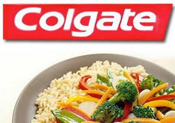 Colgate Kitchen Entrees: For some reason frozen dinners under the same logo popular for helping you brush your teeth didn’t sell very well in 1982.