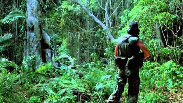The film was shot entirely on location South of the border. The fictional jungles of ‘Val Verde’ are actually locations in Puerto Vallarta and Palenque, Mexico. However, because the Mexican jungle is deciduous, tons of fake leaves had to be added to the trees in order to make the jungle seem lush and inescapable.