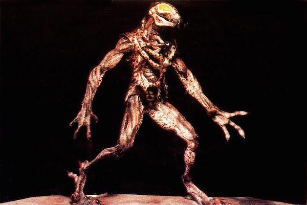 The original design for the Predator was scrapped in the middle of production. It resembled a lanky, bug-eyed insect, but director John McTiernan thought it wasn’t scary enough. He halted production on the entire movie so it could be redesigned. Arnold Schwarzenegger personally tapped effects wizard Stan Winston to revamp the Predator design. Winston had previously designed Schwarzenegger’s famous robot skeleton in The Terminator.