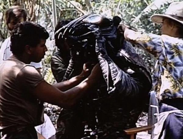 James Cameron partly inspired the new design. While on a flight during the production of Aliens, Cameron mentioned to Winston (who was sketching ideas for the new Predator) that he’d always wanted to see a monster with mandibles. Winston added the oral appendages to the final drawing of the updated Predator.
