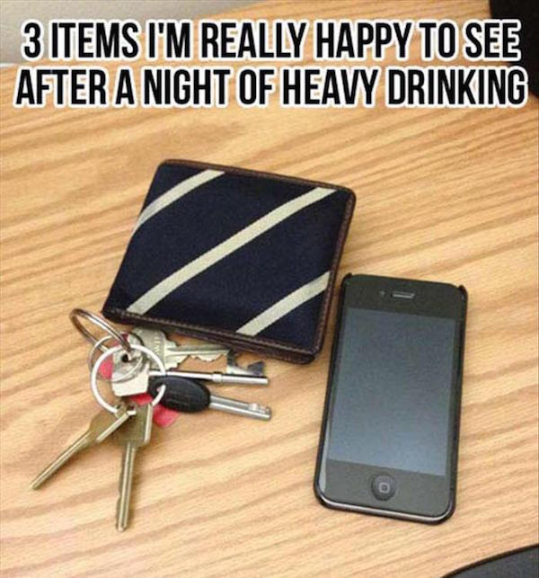 3 Items I'M Really Happy To See After A Night Of Heavy Drinking