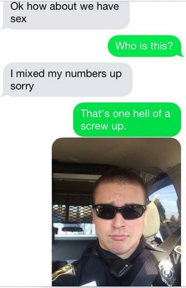 wrong number sex memes - Ok how about we have sex Who is this? I mixed my numbers up sorry That's one hell of a screw up.