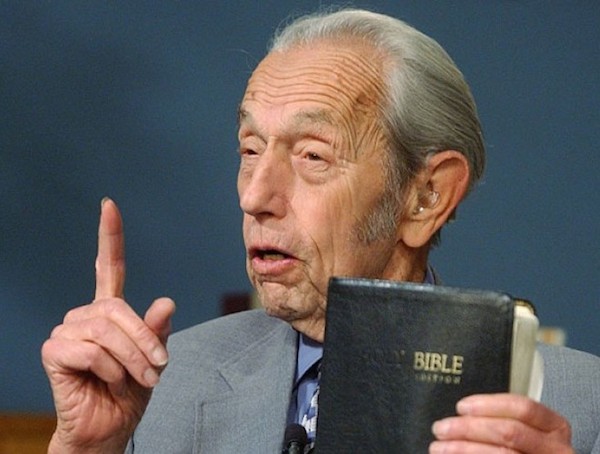 Harold Camping used his evangelical radio ministry and thousands of billboards to broadcast the end of the world but gave up public prophecy when his date-specific doomsdays did not come to pass. 

His most widely spread prediction was that the Rapture would happen on May 21, 2011. His independent Christian media empire spent millions of dollars—some of it from donations made by followers who quit their jobs and sold all their possessions—to spread the word on more than 5,000 billboards and 20 RVs plastered with the Judgment Day message.

When doomsday did not materialize, the preacher revised his prophecy, saying he had been off by five months. He said it had dawned on him that instead of the biblical Rapture in which the faithful would be swept up to the heavens, the date had instead been a "spiritual" Judgment Day, which placed the entire world under Christ's judgment. 

However, when the cataclysmic event did not occur in October either, Camping reluctantly acknowledged his apocalyptic prophecy had been wrong. He posted a letter on his ministry's site telling his followers he had no evidence the world would end anytime soon, and wasn't interested in considering future dates. He added that he felt so terrible when his prophecy did not come true that he left home and took refuge in a motel with his wife.

Camping died in 2013 at age 92.